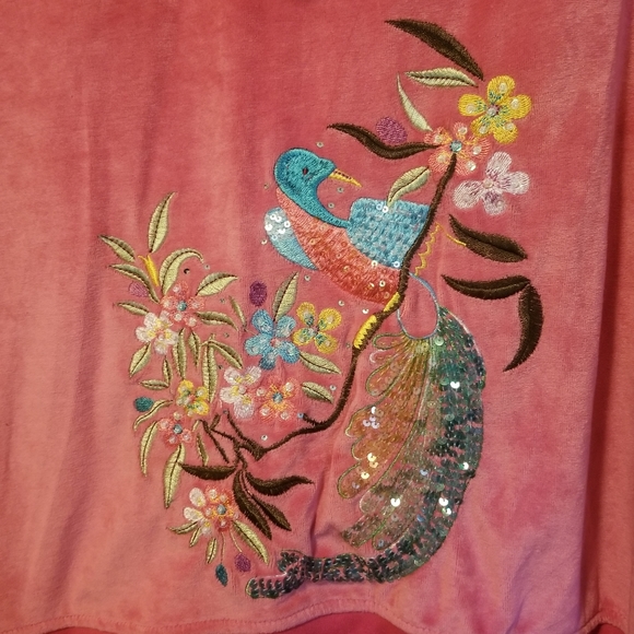 BCBG Maxazria velour 2 piece set - Picture 3 of 6